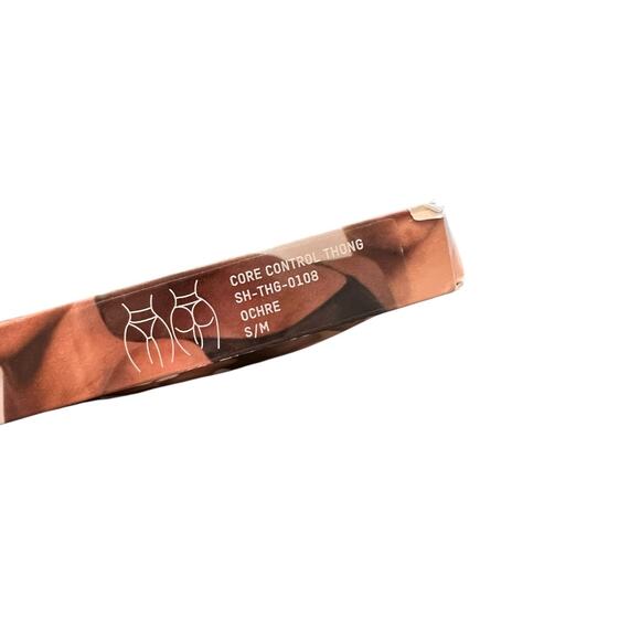 NWT SKIMS core control high-waisted thong. Shapewear underwear, clay, size S/M - Picture 4 of 6